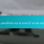 Mes pensées sur la zone 51 et ses secrets