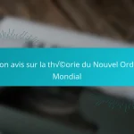 Mon avis sur la théorie du Nouvel Ordre Mondial